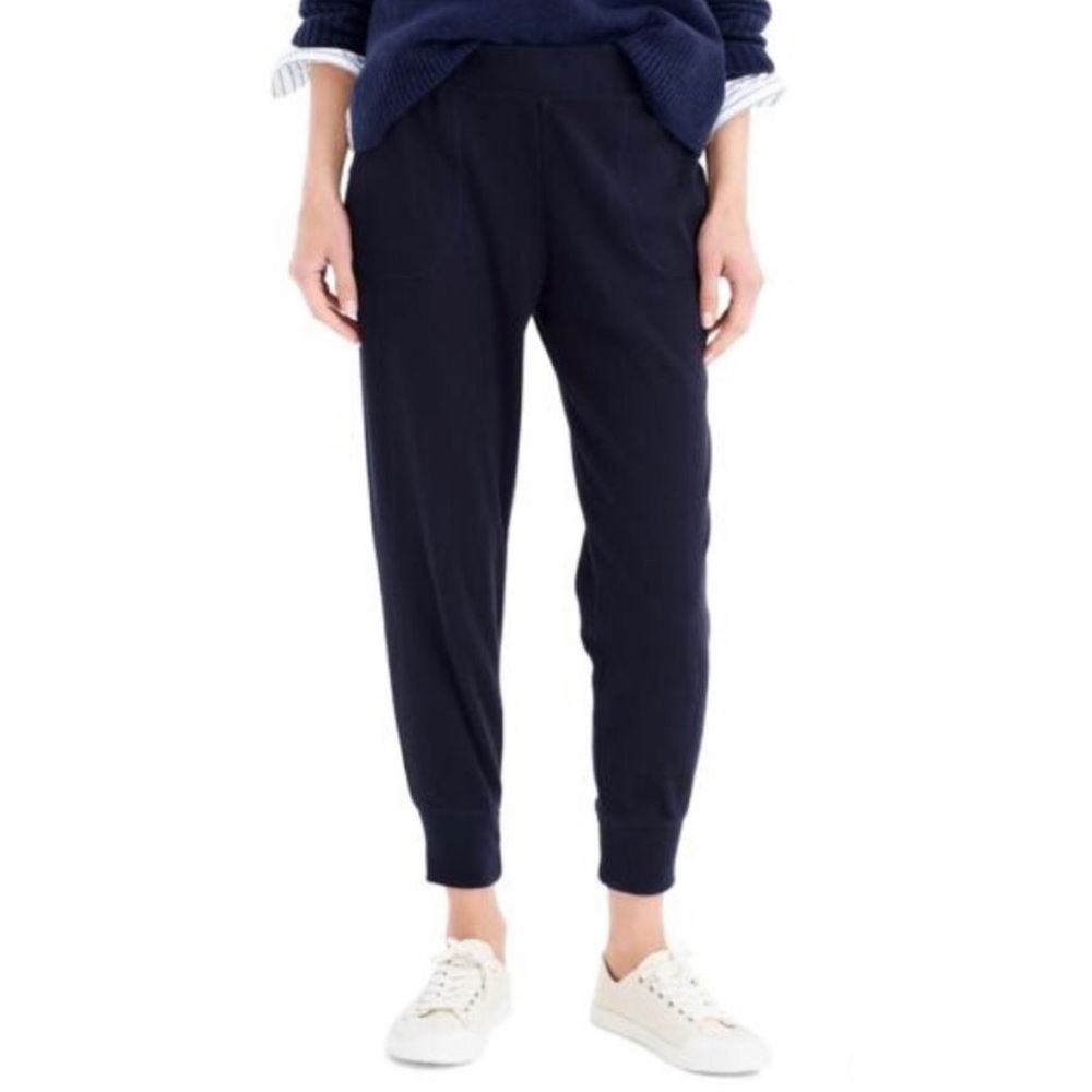 SOLD - J. Crew Navy Waffle Joggers